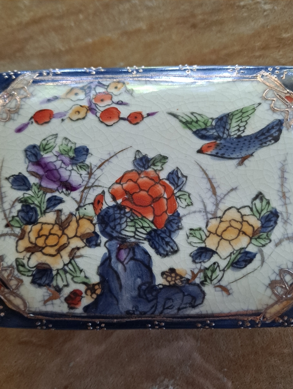Vintage Oriental Trinket Box